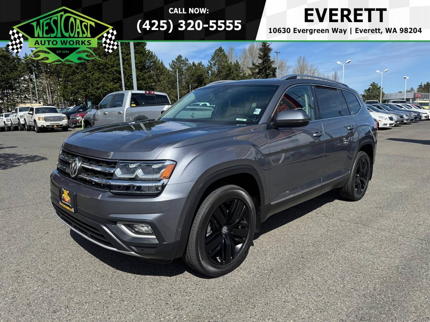 2018 Volkswagen Atlas SEL Premium — SUV — 57,026 mi — Everett, WA