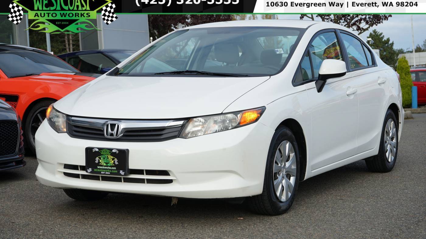2012 Honda Civic LX — Sedan — 90,342 mi — Everett, WA