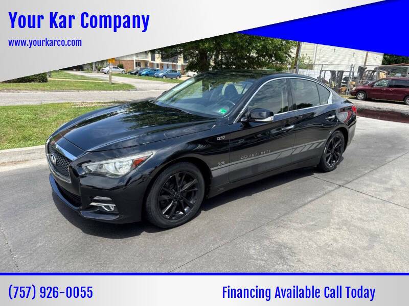 2017 INFINITI Q50 3.0t Signature Ed. — Sedan — 80,089 mi — Norfolk, VA