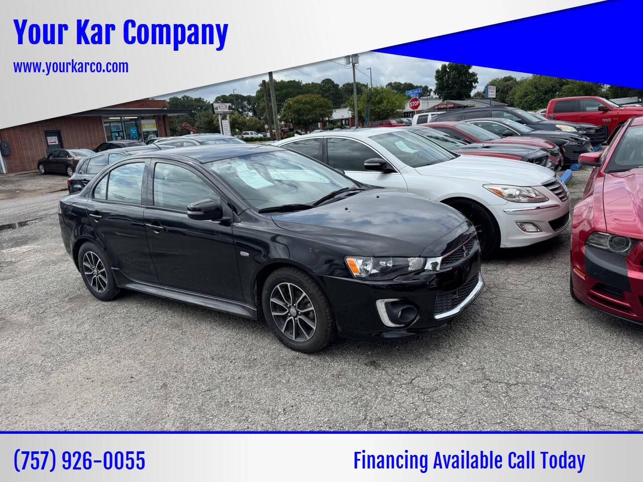 2017 Mitsubishi Lancer ES — Sedan — 49,309 mi — Norfolk, VA