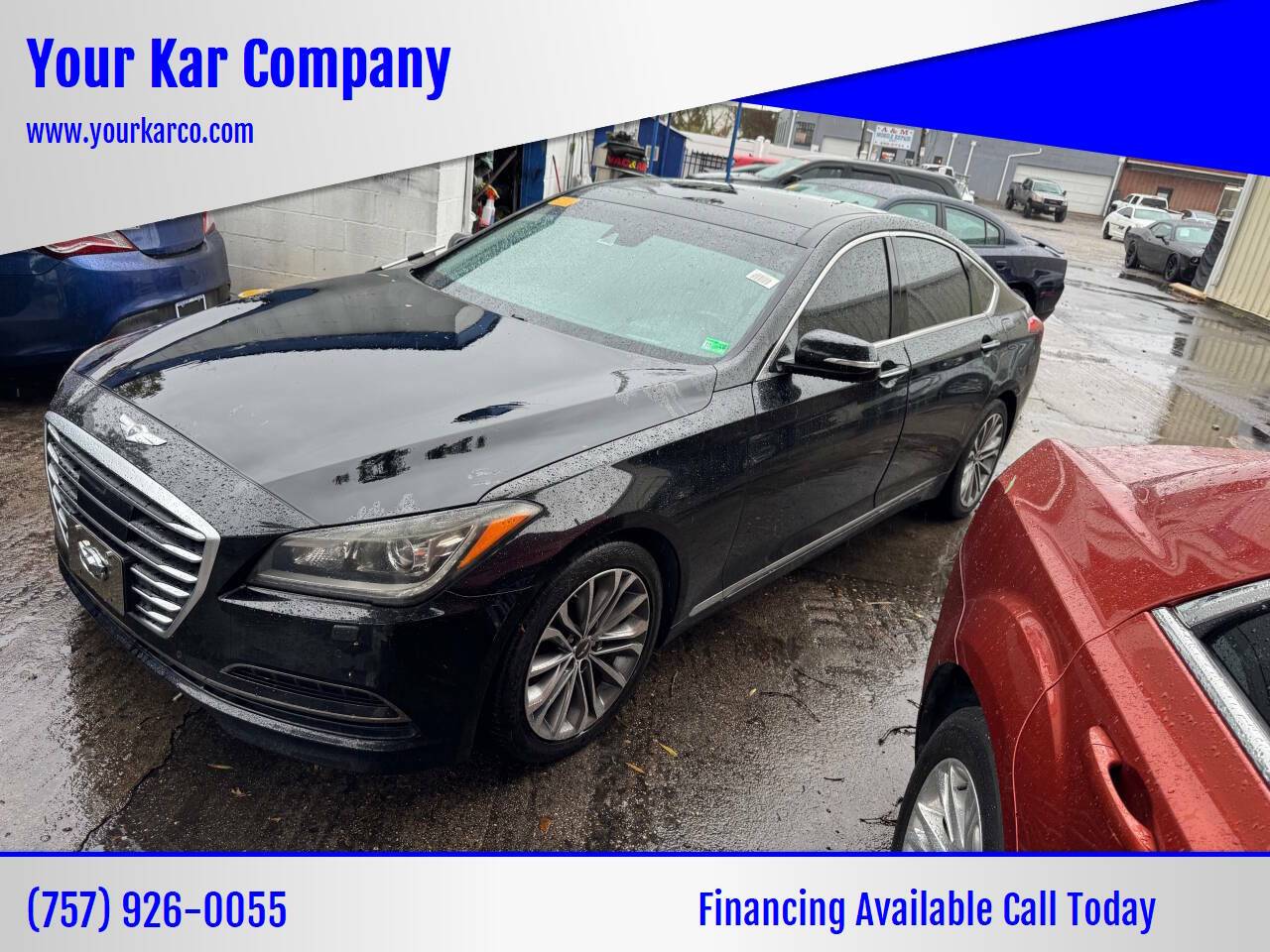 2015 Hyundai Genesis 3.8 — Sedan — 91,106 mi — Norfolk, VA