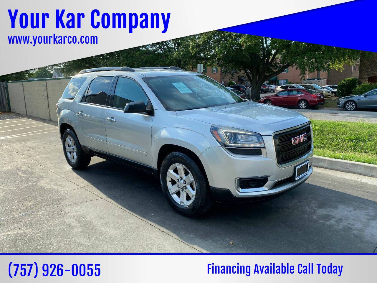 2015 GMC Acadia SLE — SUV — 122,550 mi — Norfolk, VA