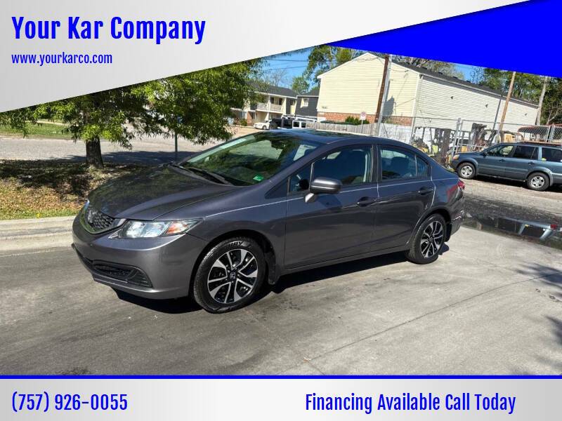2015 Honda Civic EX — Sedan — 81,664 mi — Norfolk, VA