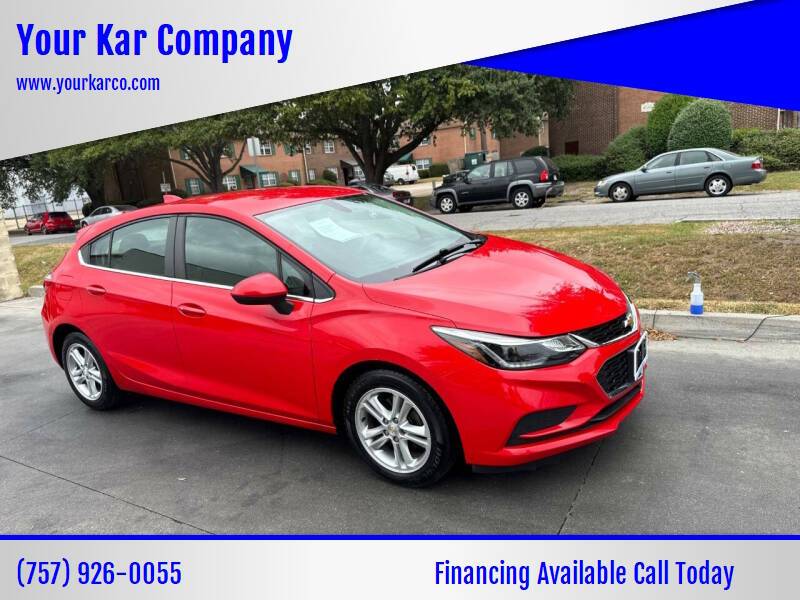 2017 Chevrolet Cruze LT — Hatchback — 78,572 mi — Norfolk, VA