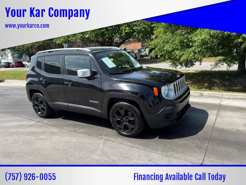 2016 Jeep Renegade Limited — SUV — 58,123 mi — Norfolk, VA