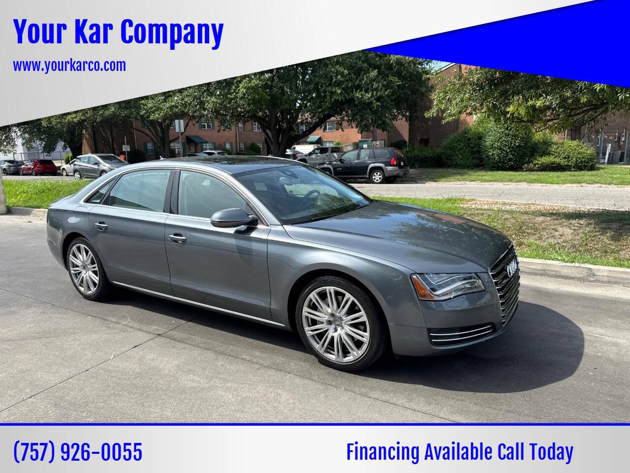 2014 Audi A8 3.0S — Sedan — 86,790 mi — Norfolk, VA