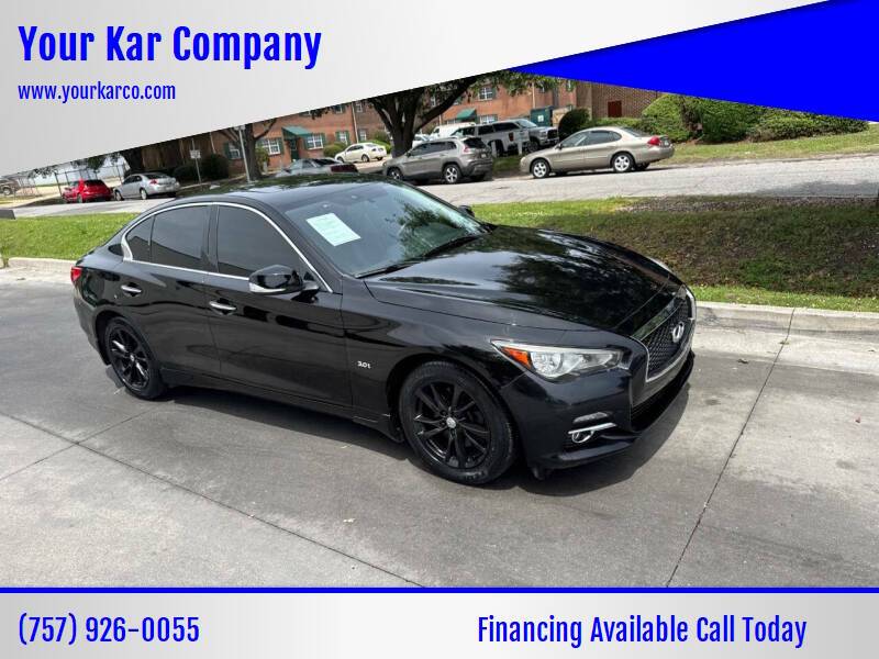 2017 INFINITI Q50 3.0t Signature Ed. — Sedan — 62,562 mi — Norfolk, VA