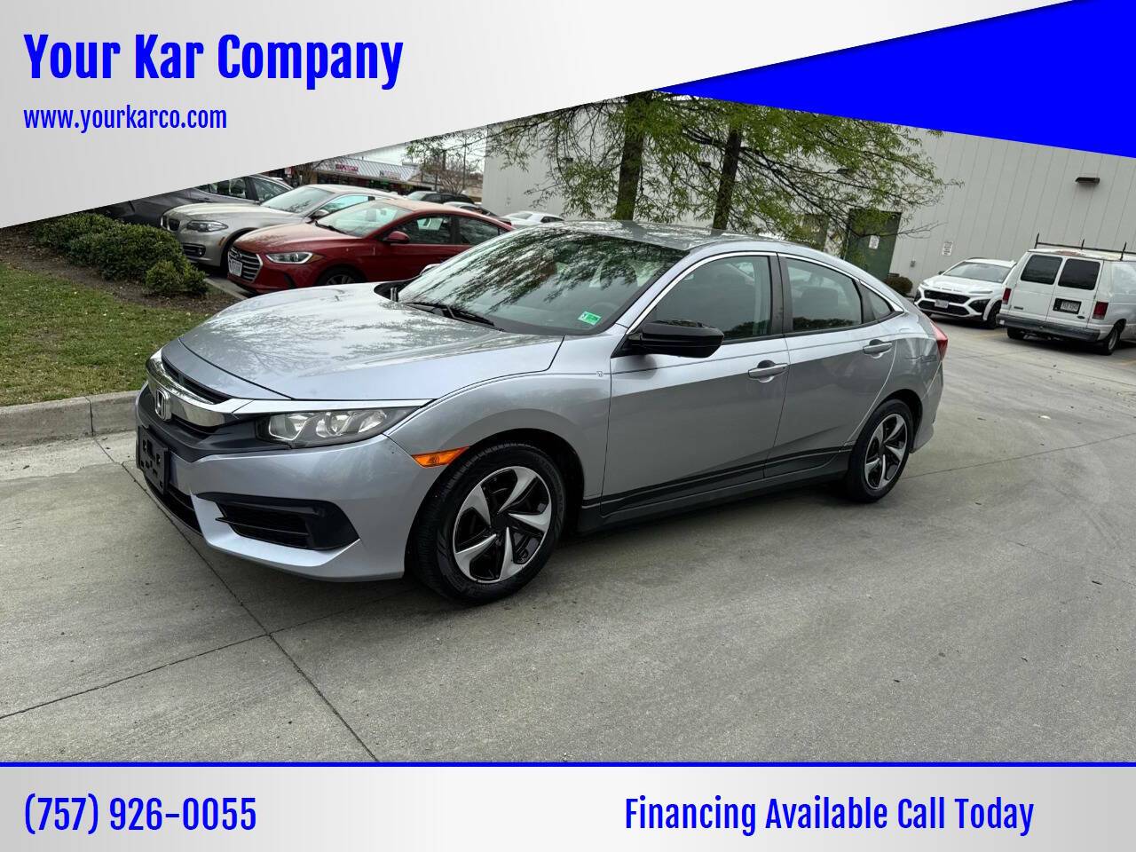 2017 Honda Civic LX — Sedan — 83,536 mi — Norfolk, VA