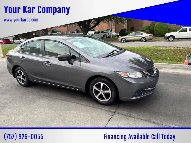 2015 Honda Civic SE — Sedan — 89,227 mi — Norfolk, VA
