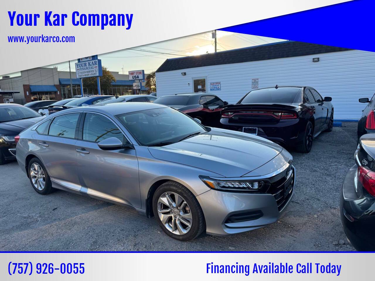 2018 Honda Accord LX — Sedan — 70,547 mi — Norfolk, VA