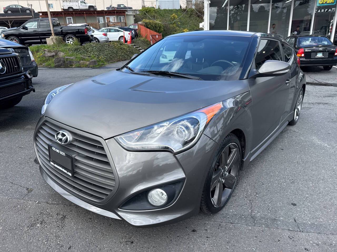 2013 Hyundai Veloster Turbo — Hatchback — 76,665 mi — Edmonds, WA