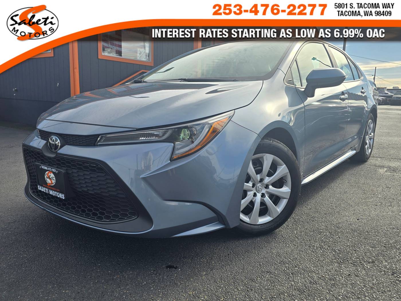 2020 Toyota Corolla LE — Sedan — 38,456 mi — Tacoma, WA