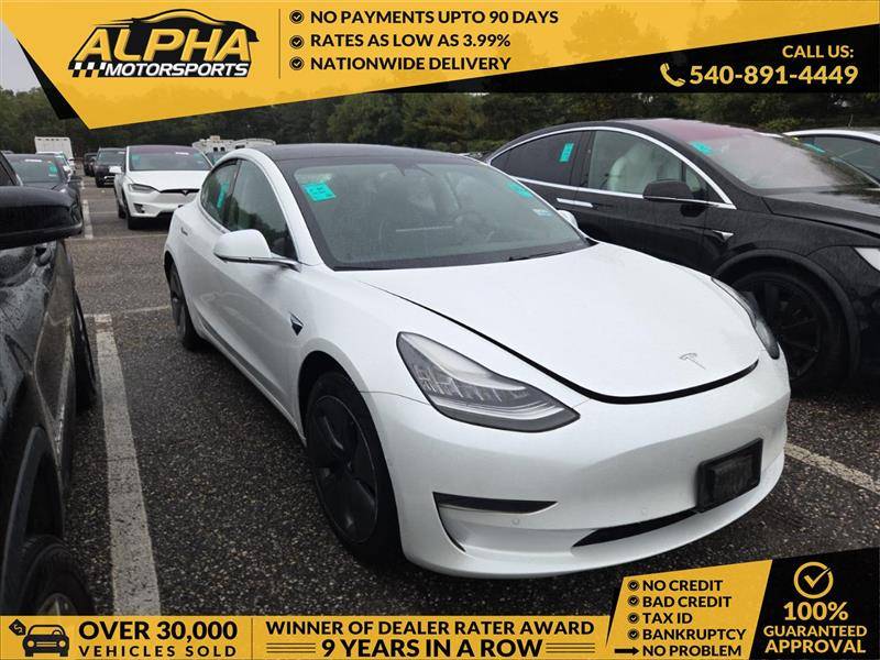 2019 Tesla Model 3 Standard Range Plus — Sedan — 41,258 mi — Fredricksburg, VA