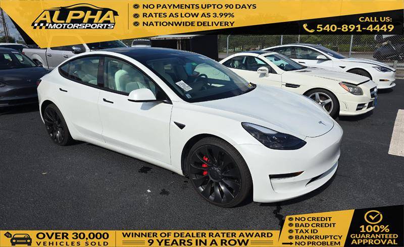2022 Tesla Model 3 Performance — Sedan — 24,887 mi — Fredricksburg, VA