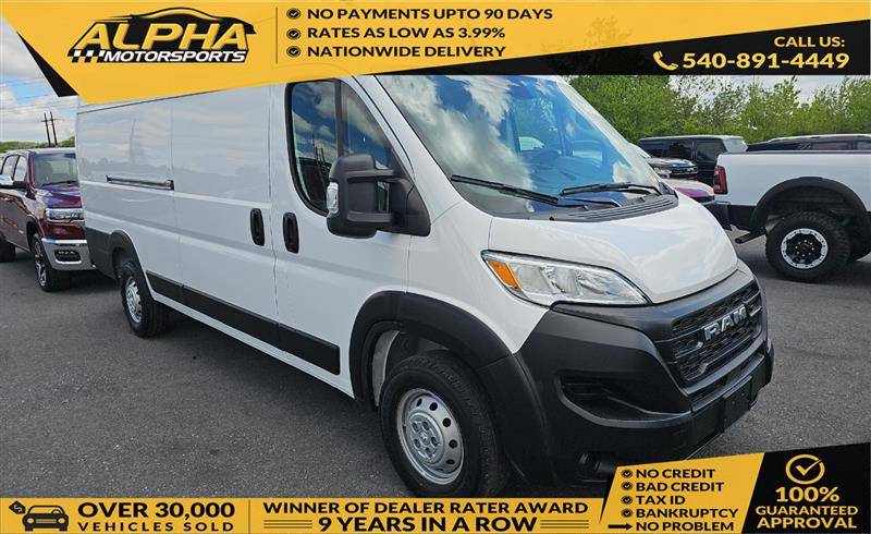 2023 Ram ProMaster Cargo Van 3500 — Cargo Van — 8,833 mi — Fredricksburg, VA
