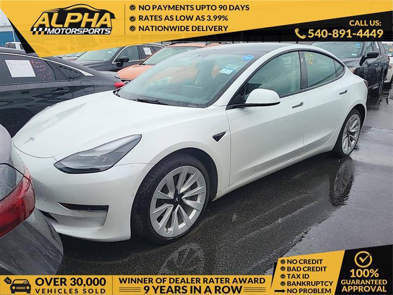2022 Tesla Model 3 Long Range — Sedan — 46,565 mi — Fredricksburg, VA