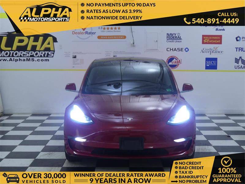 2019 Tesla Model 3 Standard Range Plus — Sedan — 111,041 mi — Fredricksburg, VA