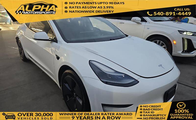 2021 Tesla Model 3 Standard Range Plus — Sedan — 59,460 mi — Fredricksburg, VA