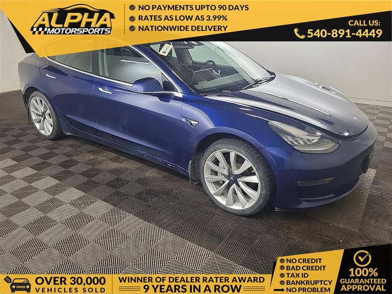 2019 Tesla Model 3 Long Range — Sedan — 101,120 mi — Fredricksburg, VA