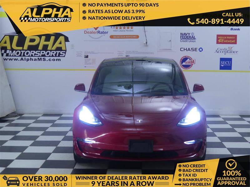 2019 Tesla Model 3 Long Range — Sedan — 34,559 mi — Fredricksburg, VA