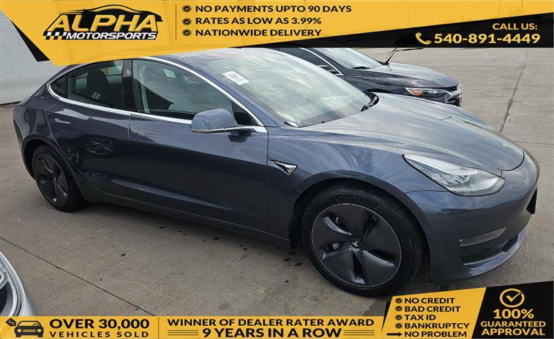 2019 Tesla Model 3 Long Range — Sedan — 69,979 mi — Fredricksburg, VA