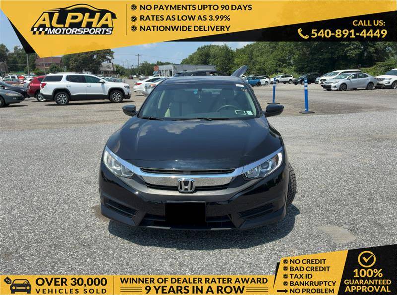 2018 Honda Civic LX — Sedan — 62,294 mi — Fredricksburg, VA