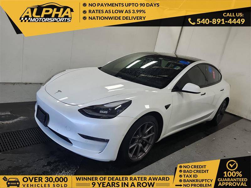 2021 Tesla Model 3 Long Range — Sedan — 52,013 mi — Fredricksburg, VA