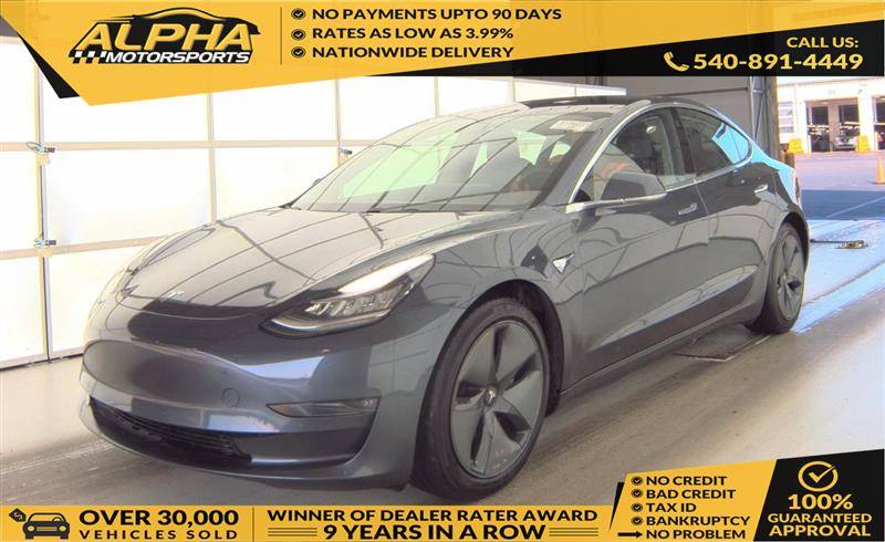 2018 Tesla Model 3 Long Range — Sedan — 74,465 mi — Fredricksburg, VA