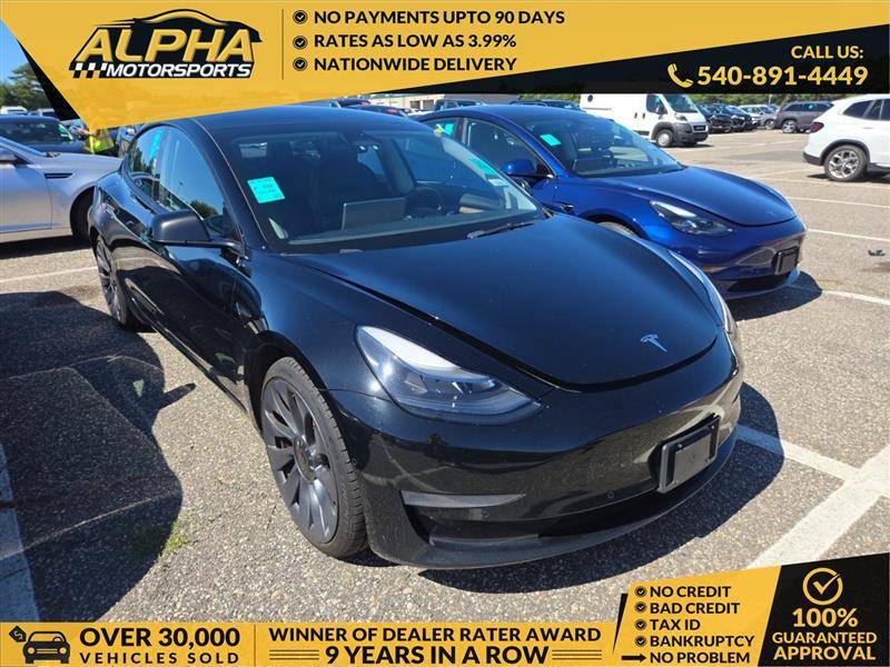 2022 Tesla Model 3 Performance — Sedan — 114,458 mi — Fredricksburg, VA