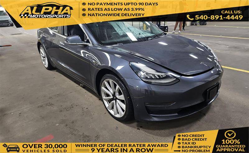 2018 Tesla Model 3 Long Range — Sedan — 92,920 mi — Fredricksburg, VA