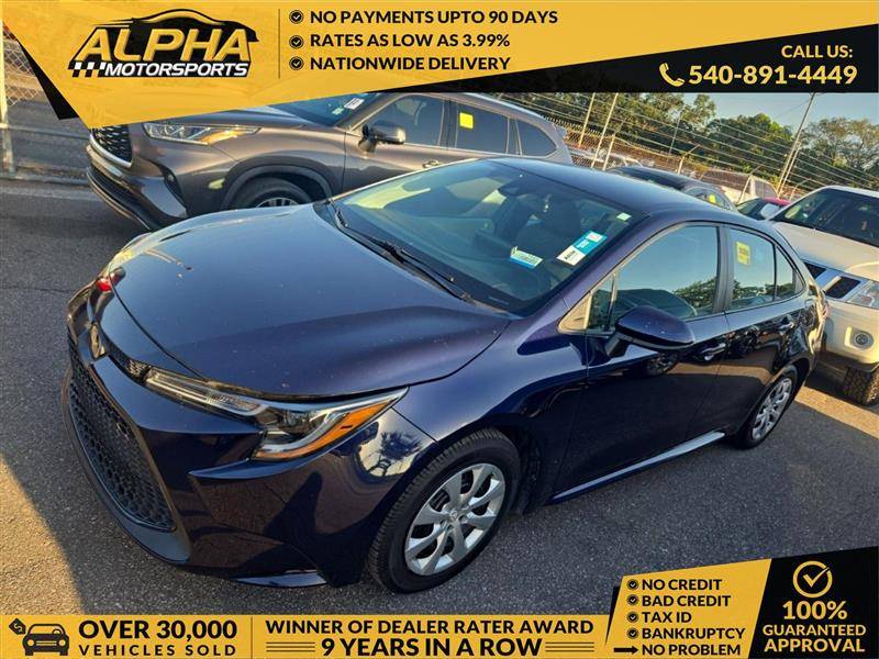 2020 Toyota Corolla LE — Sedan — 38,728 mi — Fredricksburg, VA