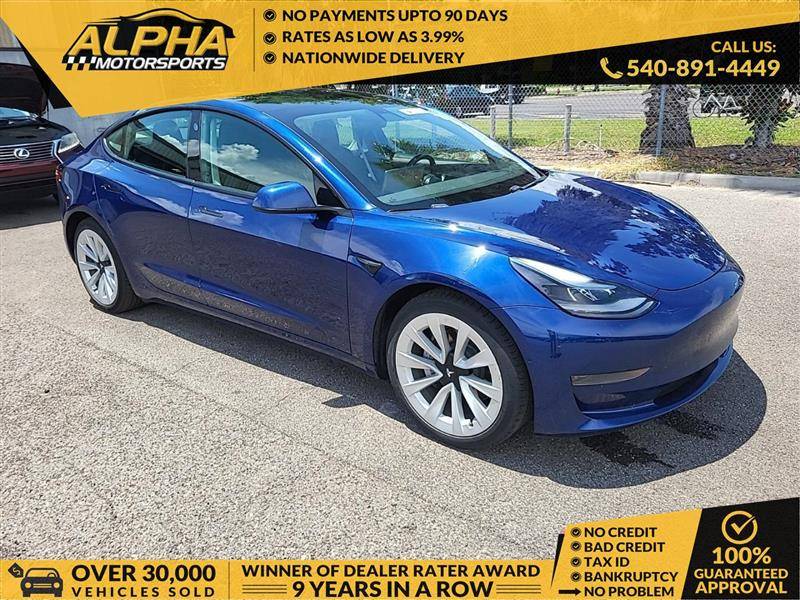 2021 Tesla Model 3 Standard Range Plus — Sedan — 45,781 mi — Fredricksburg, VA