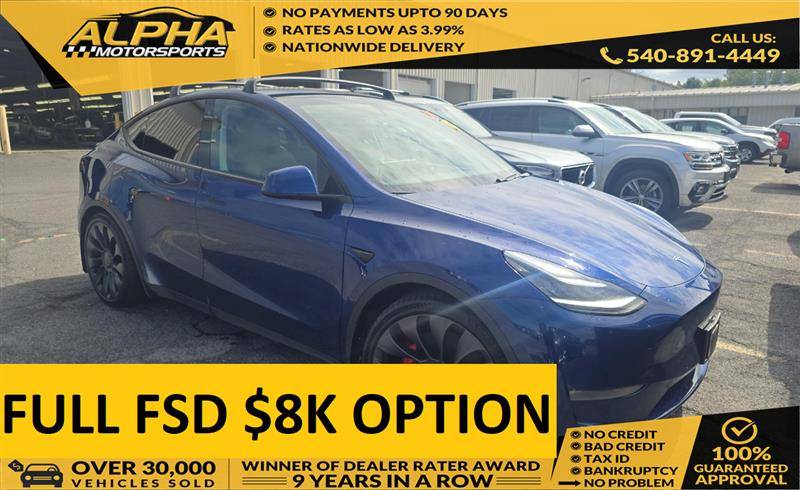 2020 Tesla Model Y Performance — SUV — 122,720 mi — Fredricksburg, VA