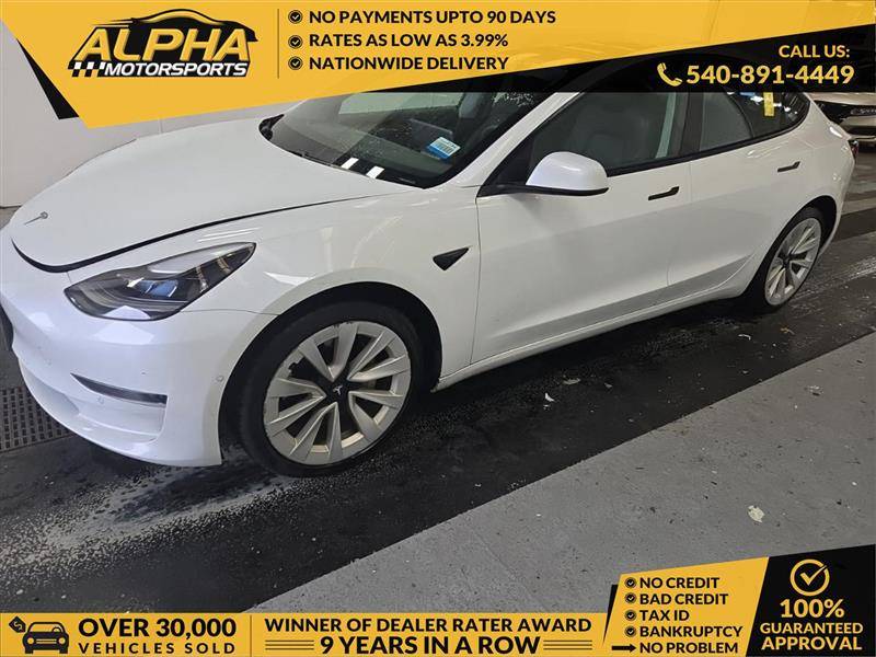 2021 Tesla Model 3 Standard Range Plus — Sedan — 77,240 mi — Fredricksburg, VA