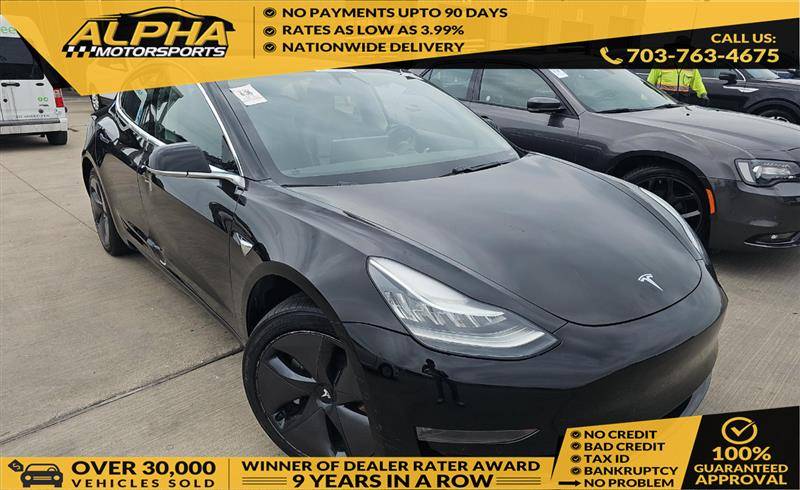 2018 Tesla Model 3 Long Range — Sedan — 46,153 mi — Fredricksburg, VA