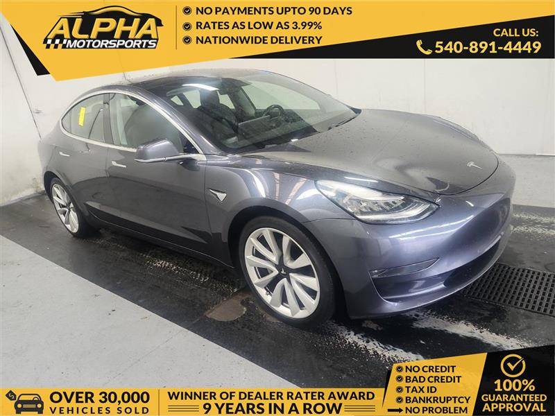 2018 Tesla Model 3 Long Range — Sedan — 121,191 mi — Fredricksburg, VA