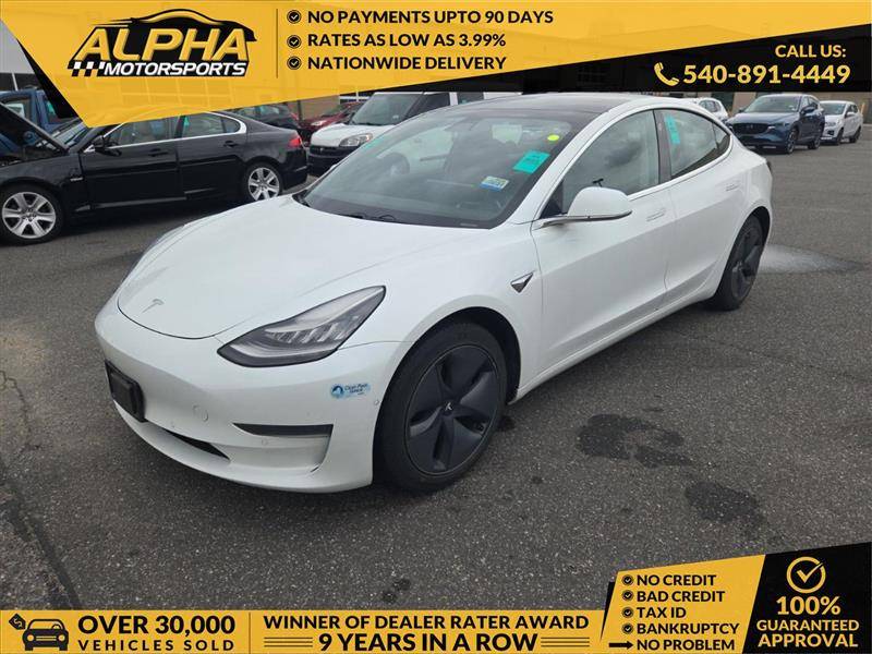 2019 Tesla Model 3 Standard Range Plus — Sedan — 106,847 mi — Fredricksburg, VA