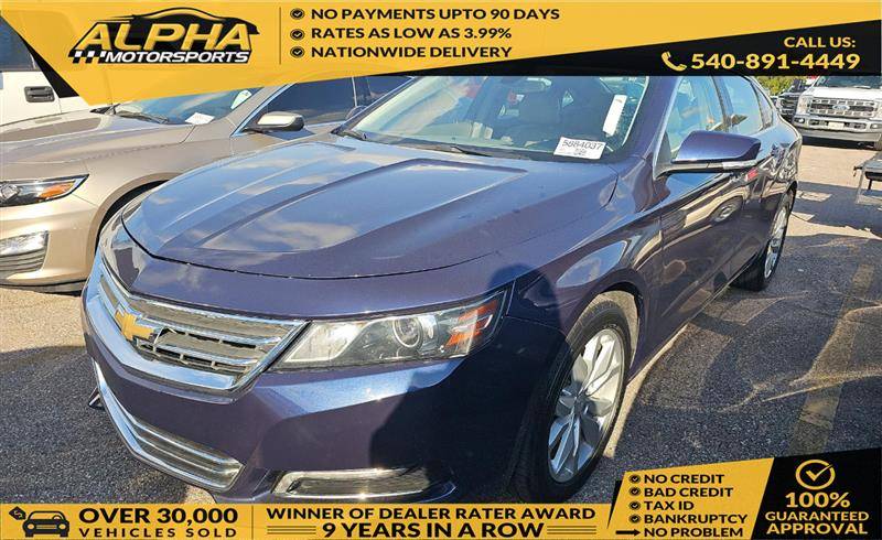 2019 Chevrolet Impala LT — Sedan — 33,112 mi — Fredricksburg, VA