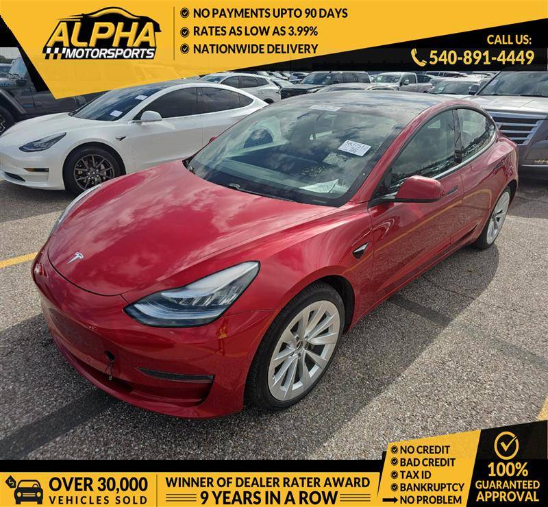 2021 Tesla Model 3 Standard Range Plus — Sedan — 48,484 mi — Fredricksburg, VA