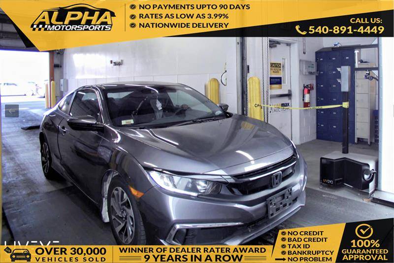2020 Honda Civic LX — Coupe — 56,942 mi — Fredricksburg, VA