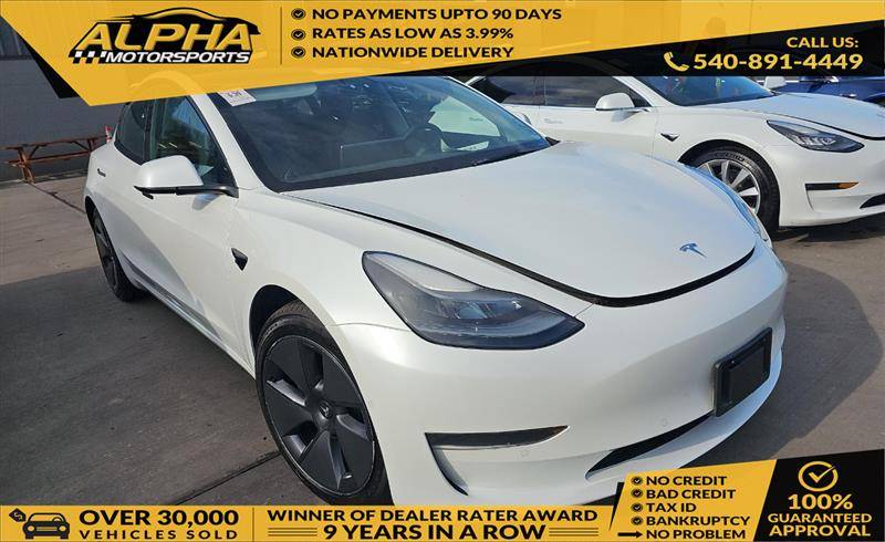 2022 Tesla Model 3 Standard Range Plus — Sedan — 41,982 mi — Fredricksburg, VA
