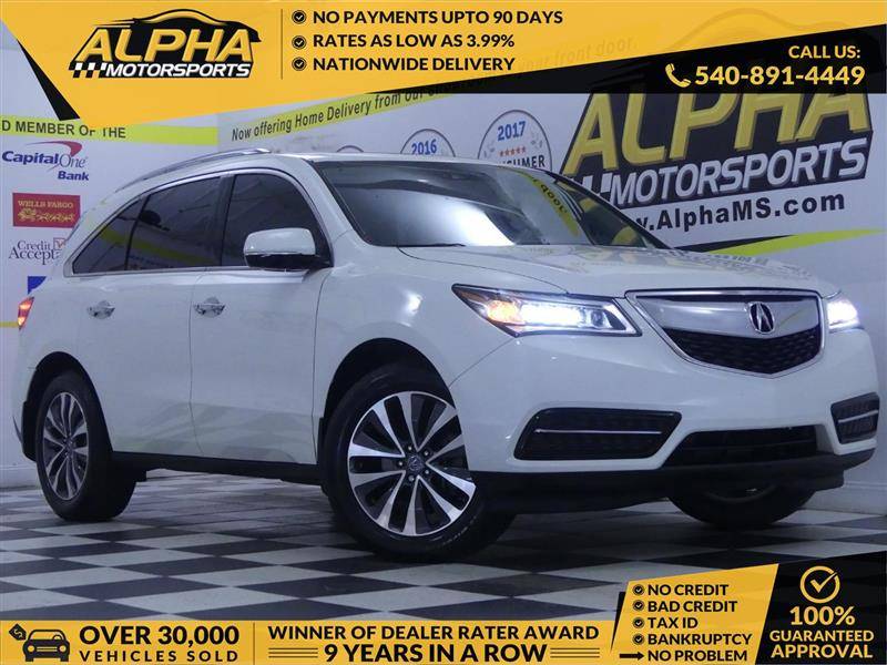 2016 Acura MDX Technology Package — SUV — 142,562 mi — Fredricksburg, VA