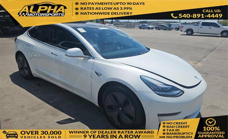2020 Tesla Model 3 Long Range — Sedan — 53,207 mi — Fredricksburg, VA