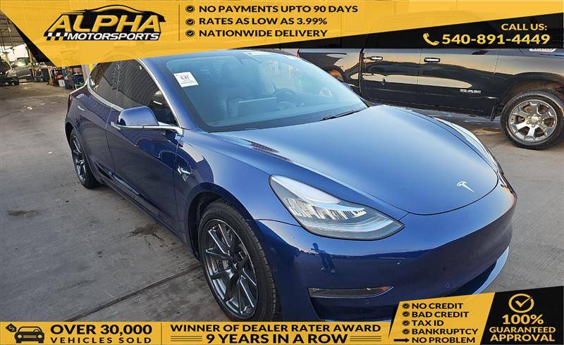 2018 Tesla Model 3 Long Range — Sedan — 62,756 mi — Fredricksburg, VA