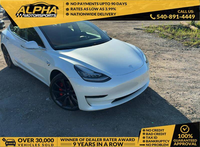 2020 Tesla Model 3 Performance — Sedan — 92,760 mi — Fredricksburg, VA