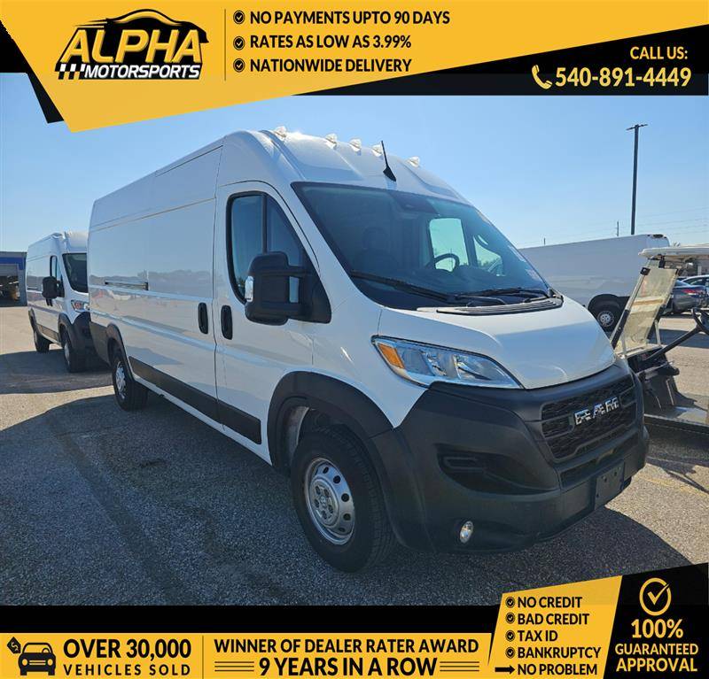 2023 Ram ProMaster Cargo Van 3500 — Cargo Van — 19,962 mi — Fredricksburg, VA
