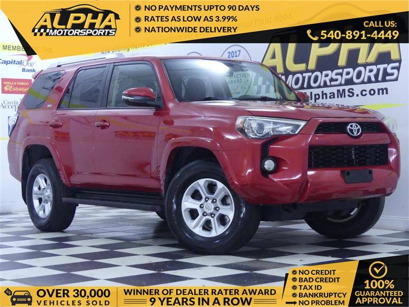2016 Toyota 4Runner SR5 Premium — SUV — 180,128 mi — Fredricksburg, VA