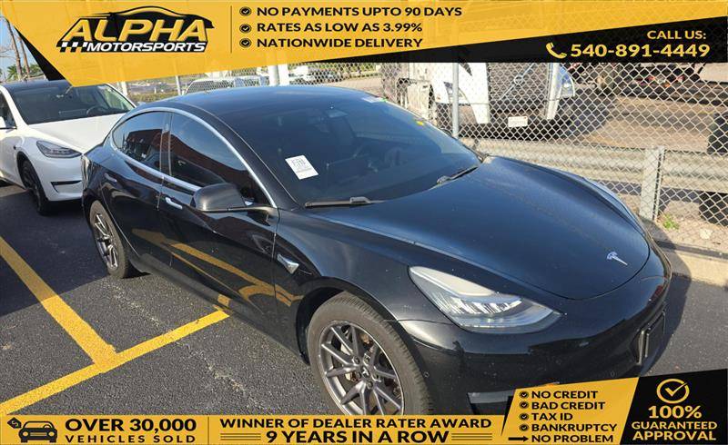 2019 Tesla Model 3 Long Range — Sedan — 73,322 mi — Fredricksburg, VA
