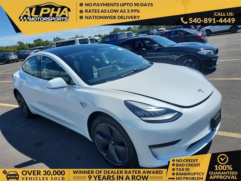 2019 Tesla Model 3 Standard Range Plus — Sedan — 53,672 mi — Fredricksburg, VA