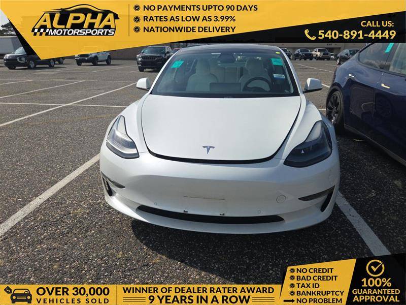 2021 Tesla Model 3 Standard Range Plus — Sedan — 109,697 mi — Fredricksburg, VA